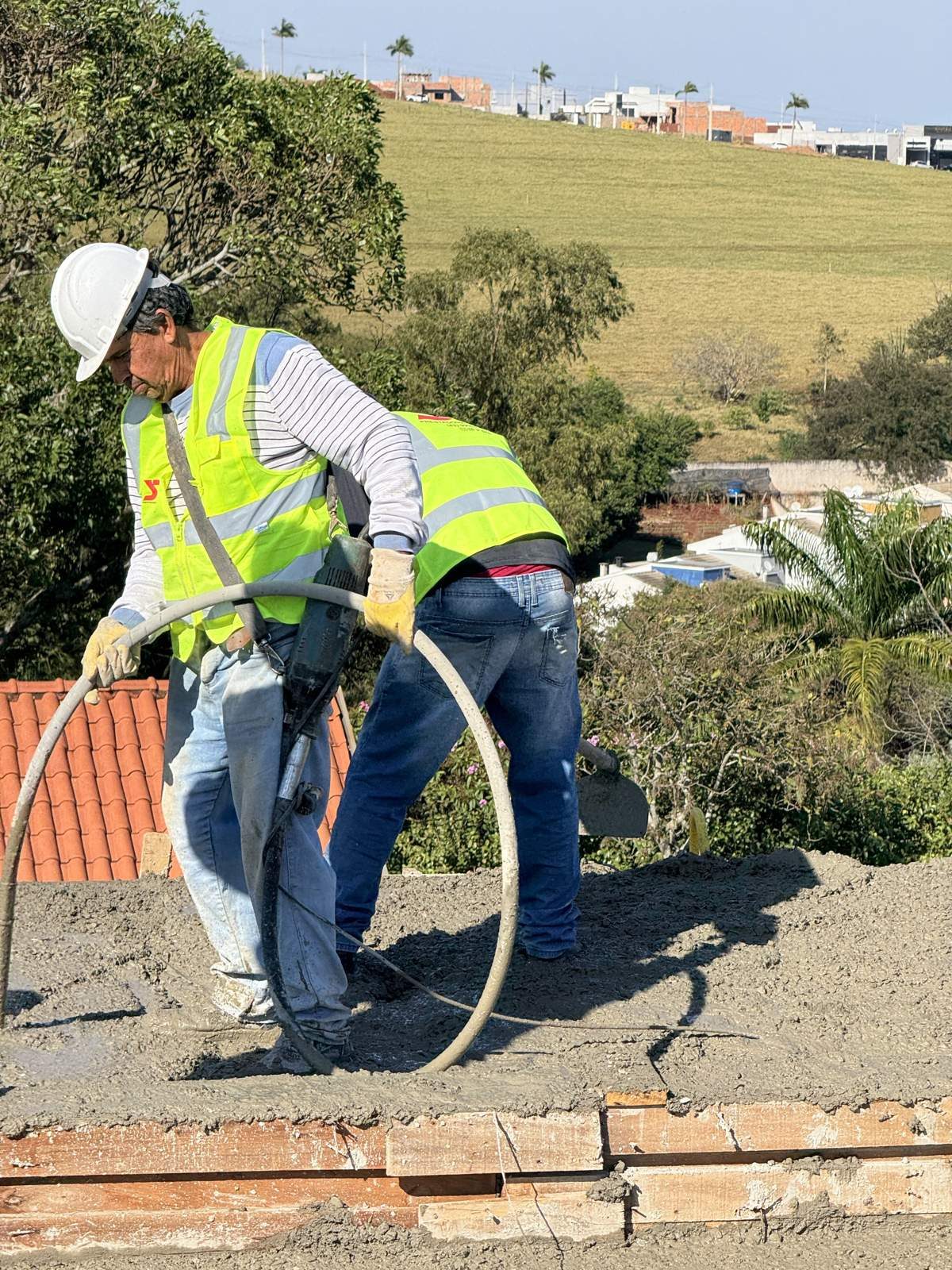 Adensamento de concreto
