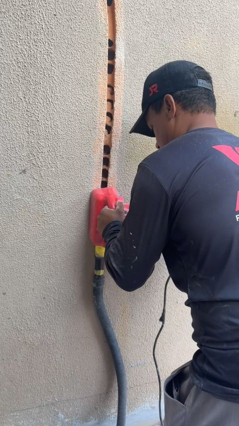 Corte de parede